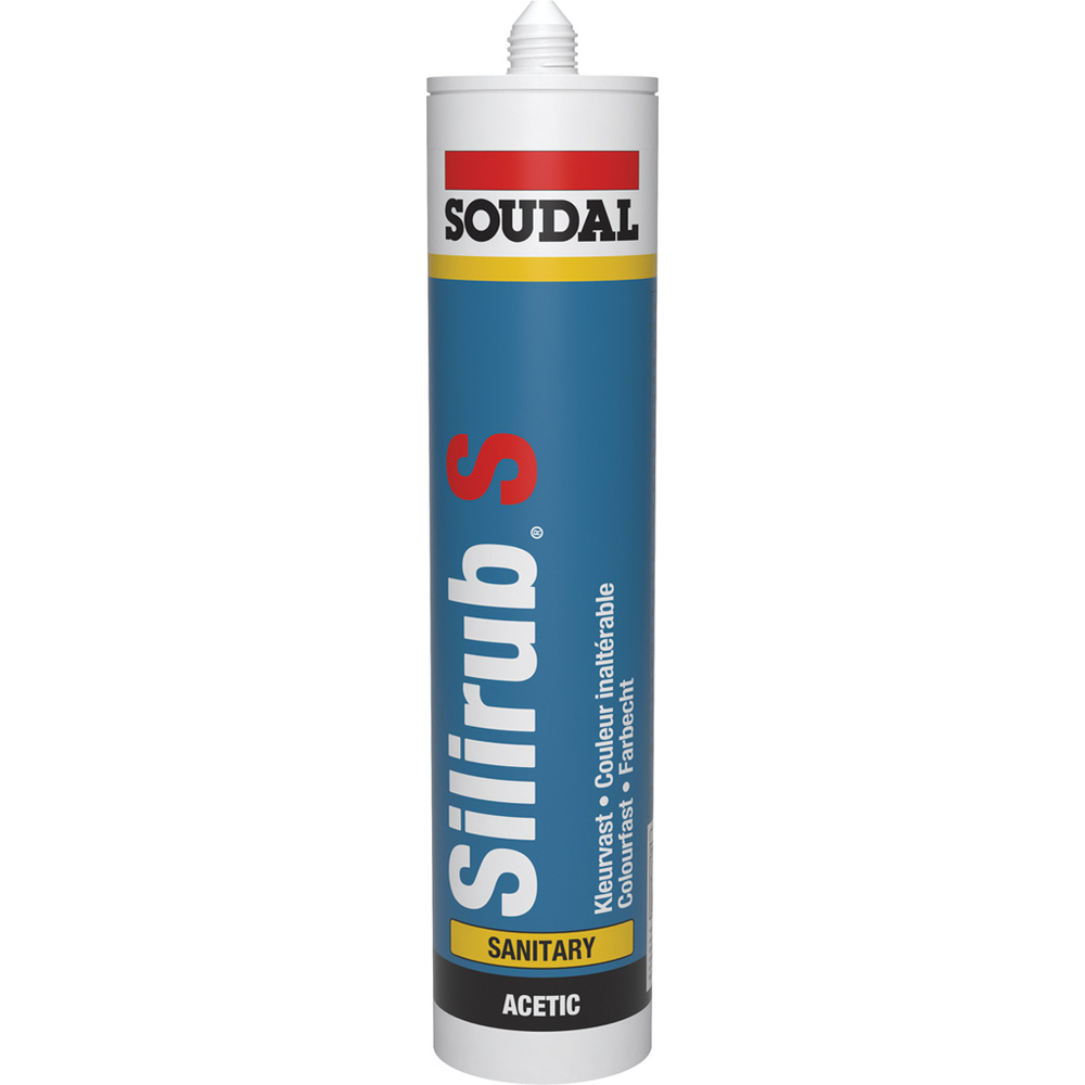 15 cartouches 300 ml SILIRUB s noir - SOUDAL - 101550