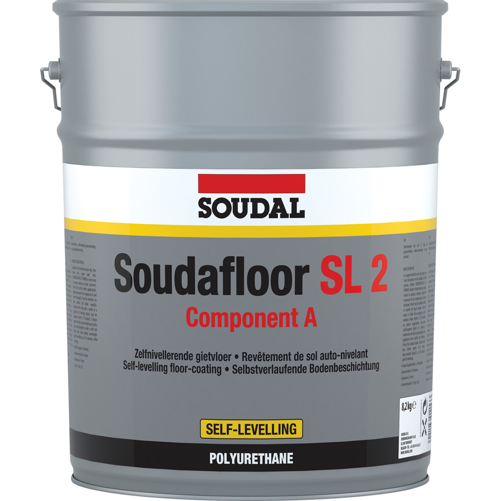 1 boîtes métalliques 10 kg soudafloor sl 2 gris 8,2 kg+1,8 kg - SOUDAL - 103483