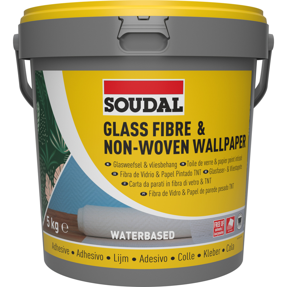 Seau 5 kg colle murale fibre de verre 29 a - SOUDAL - 104647