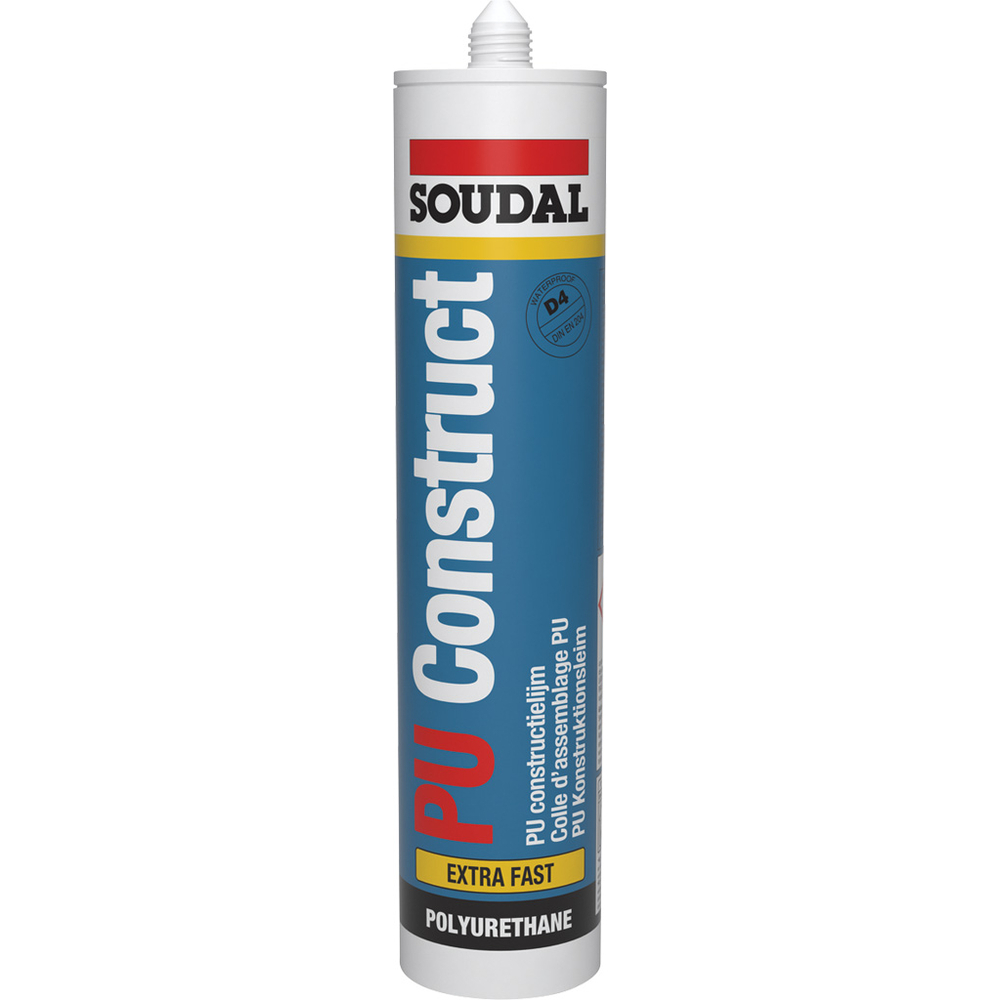 15 cartouches 310 ml colle PU construct extra fast beige - SOUDAL - 105333