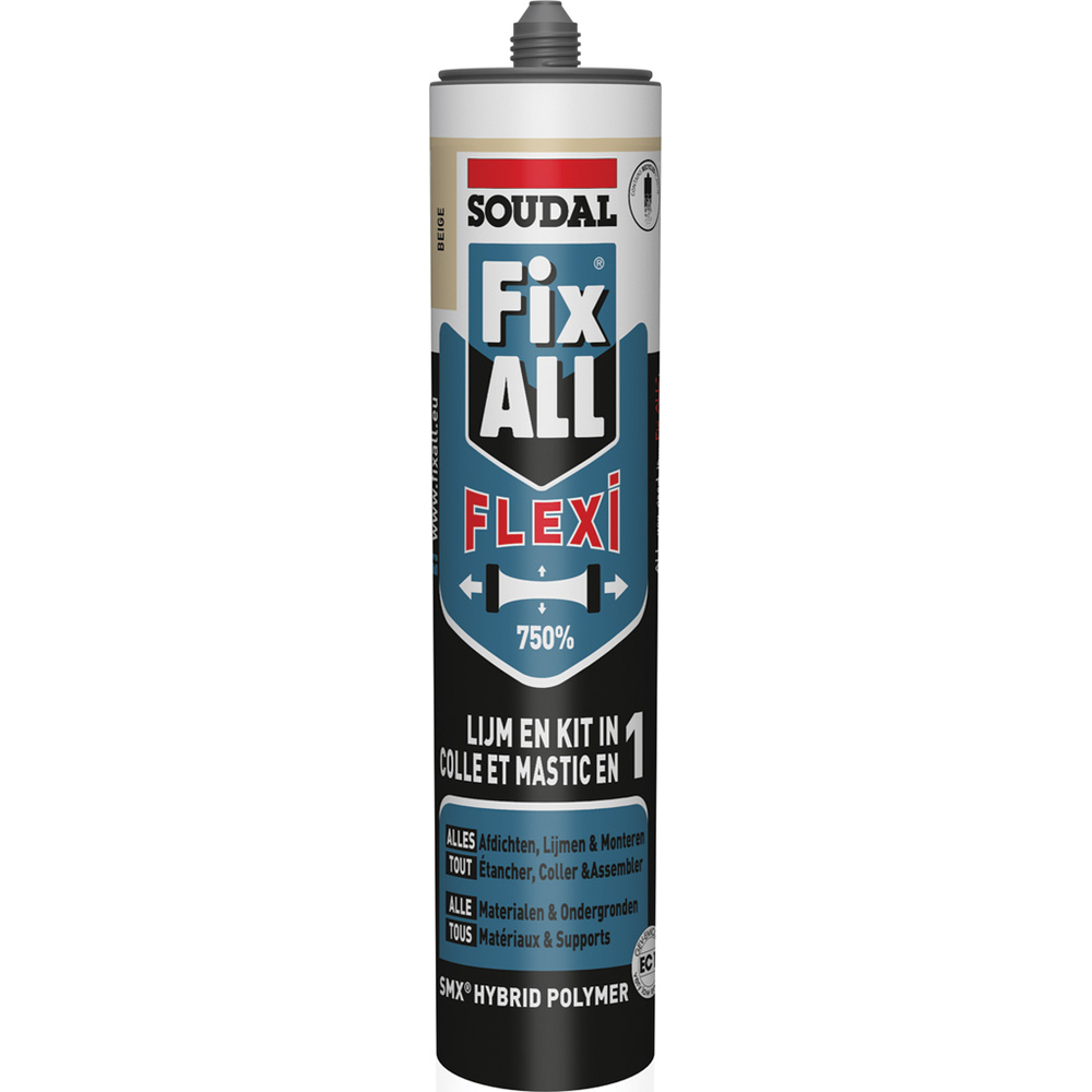 12 cartouches 290 ml fix all flexi ton pierre beige - SOUDAL - 106324