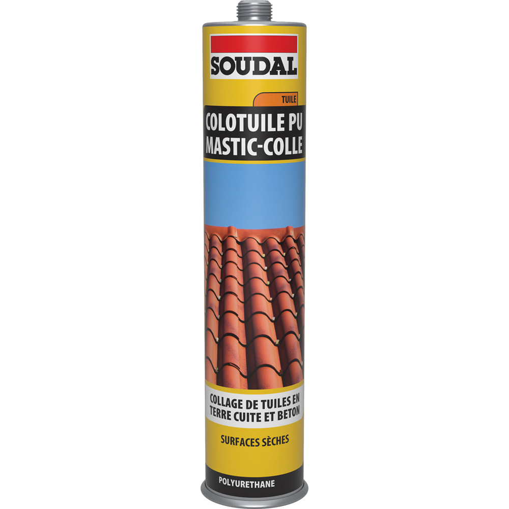 12 cartouches 300 ml soudal colotuile PU mastic colle - SOUDAL - 106335