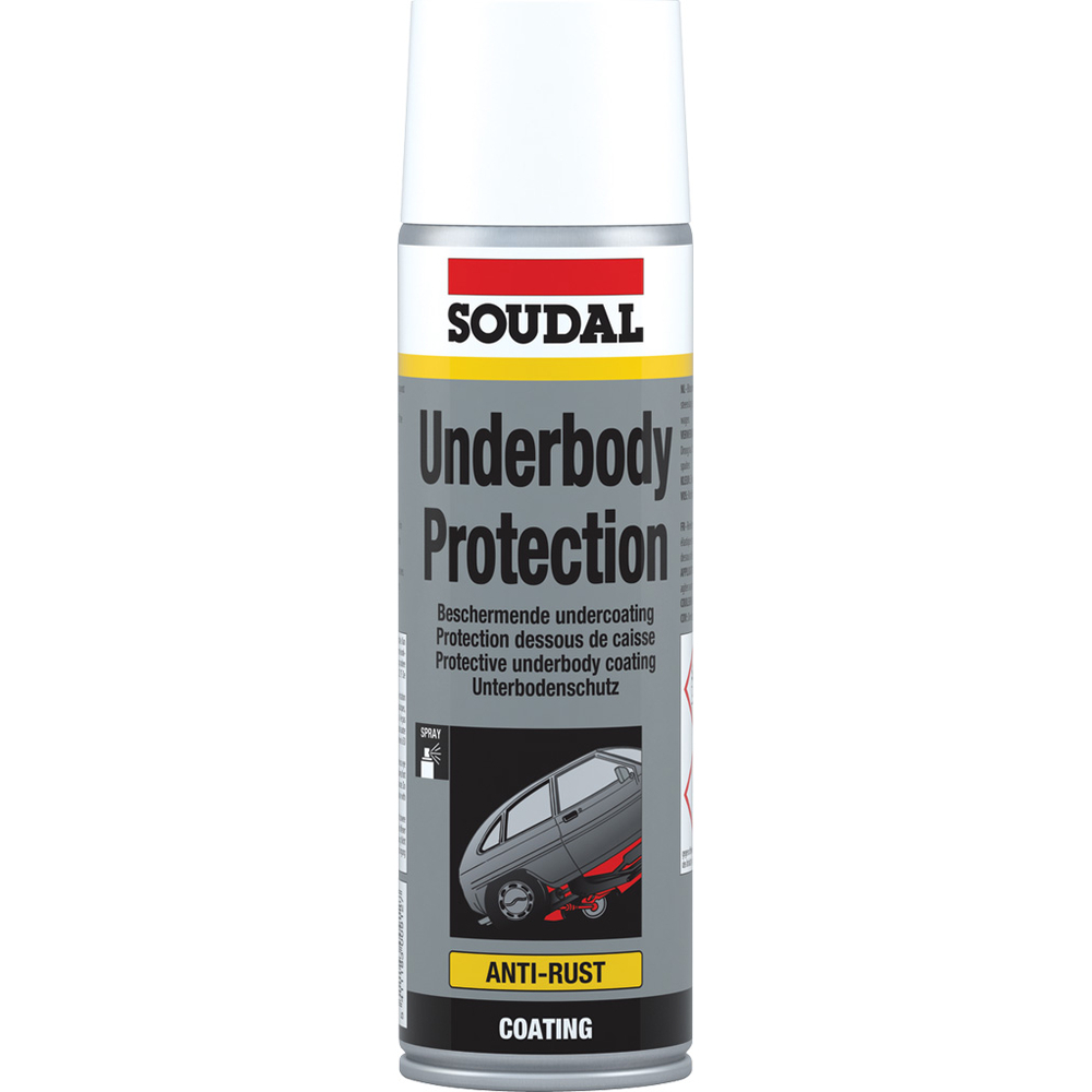 12 aérosols 500ml de underbody protection noir - SOUDAL - 106702