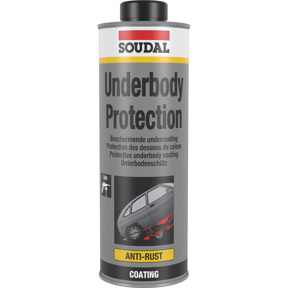 12 boîtes métalliques 1 kg underbody pistolable noir - SOUDAL - 106703