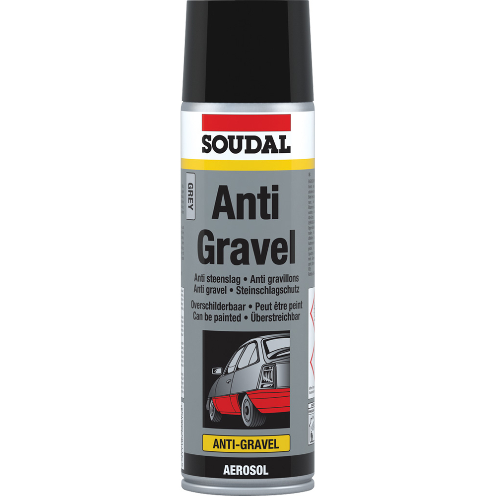 12 aérosols 500ml de anti gravel gris - SOUDAL - 106709