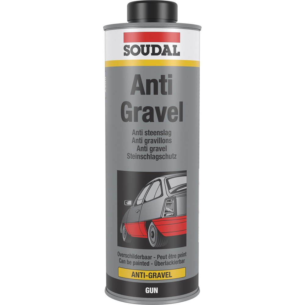 12 boîtes métalliques 1 kg anti-gravillon pistolable gris - SOUDAL - 106710