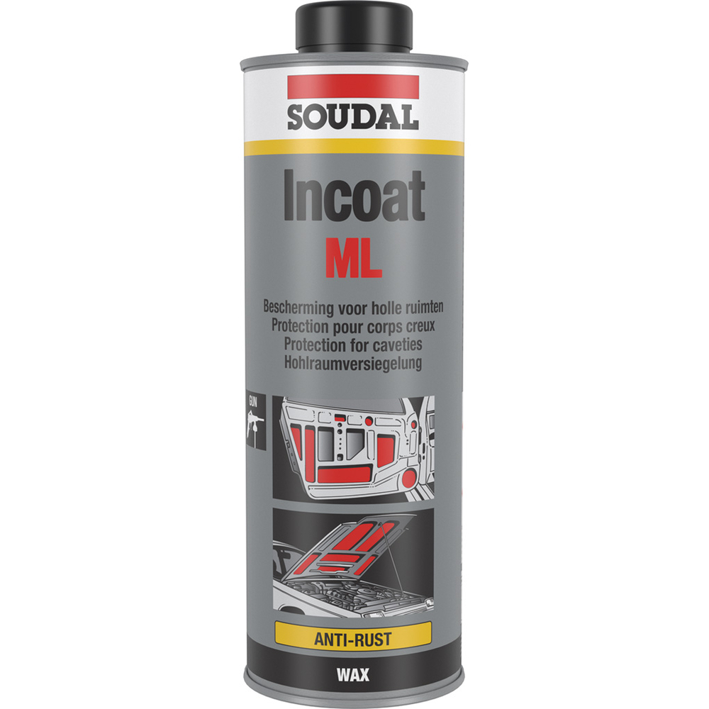 12 boîtes métalliques 1L incoat pistolable - SOUDAL - 106712