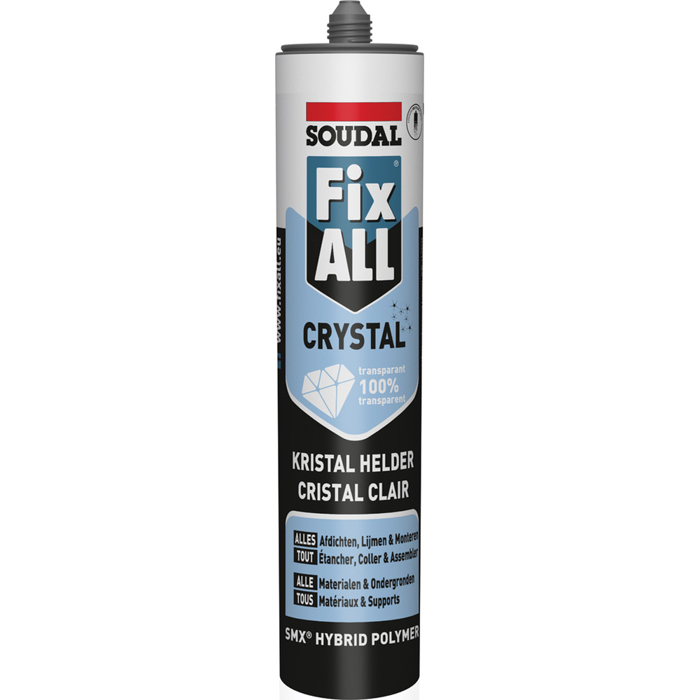 12 cartouches 290 ml fix all crystal - SOUDAL - 110980
