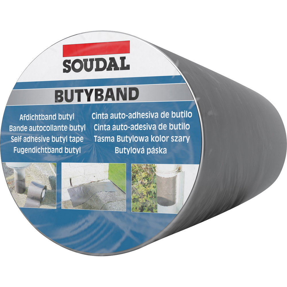 Butyband 30 cm alu 2 rouleaux de 10m - SOUDAL - 111087