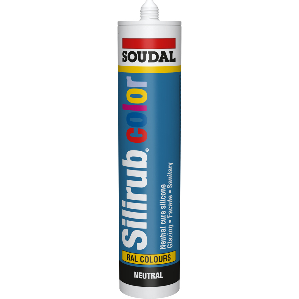 15 cartouches 300 ml SILIRUB color ral 7030 gris pierre - SOUDAL - 113159