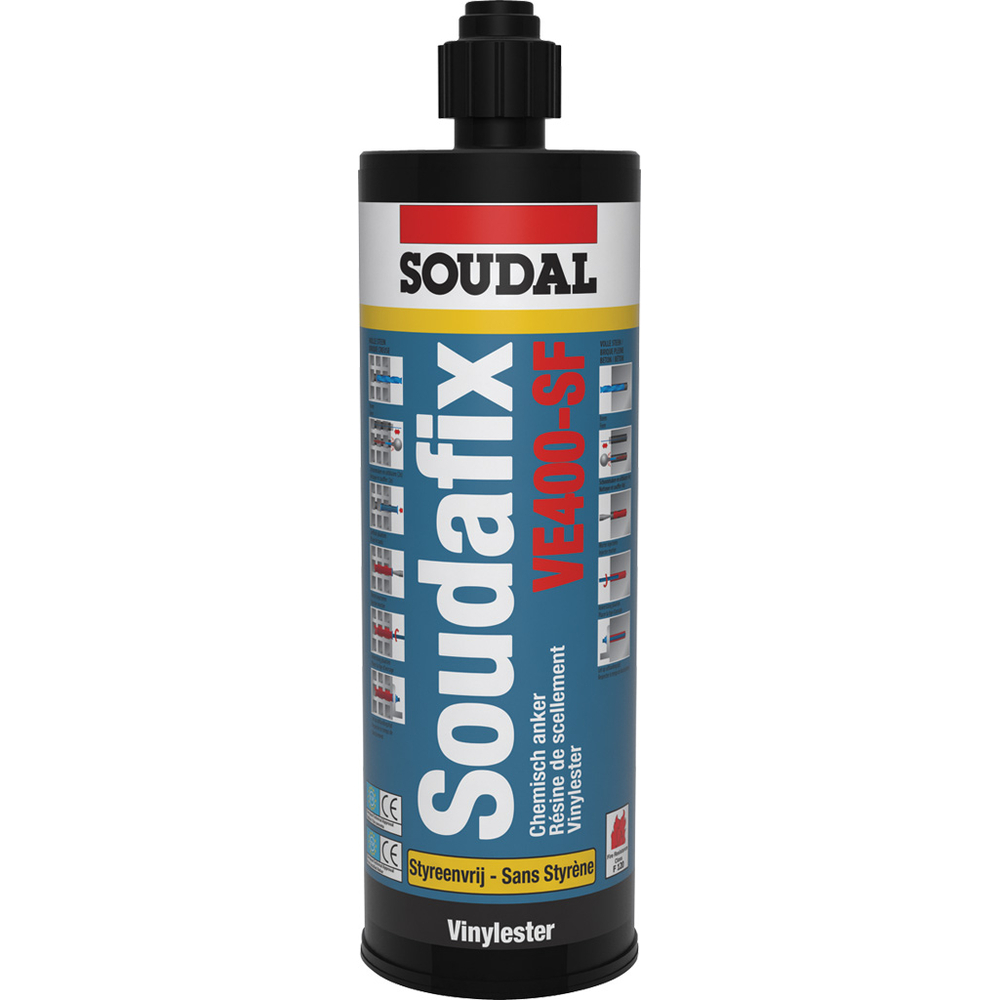 12 cartouches 380 ml Soudafix ve400-sf - SOUDAL - 117475