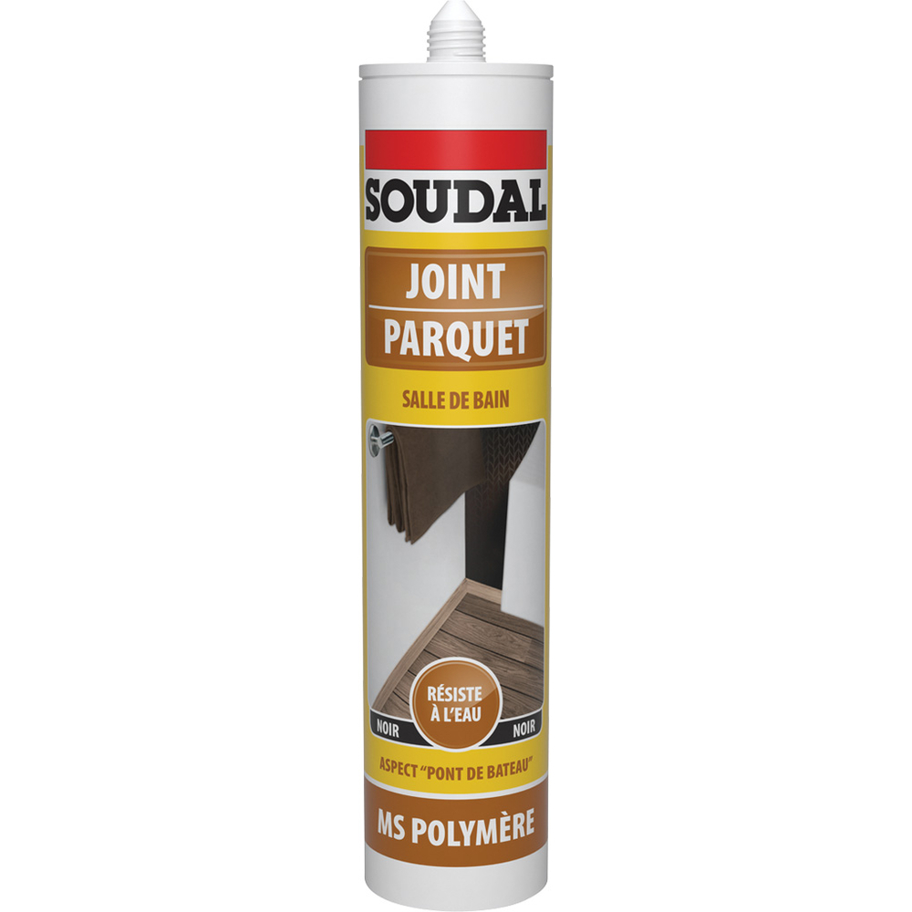 6 cartouches 290 ml joint aspect pont de bateau noir - SOUDAL - 118257