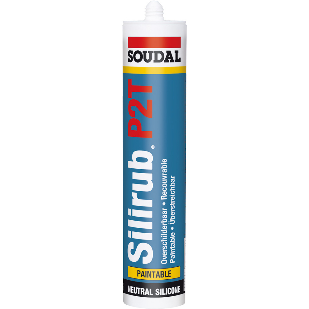 15 cartouches 300 ml SILIRUB p2t transparent - SOUDAL - 118973
