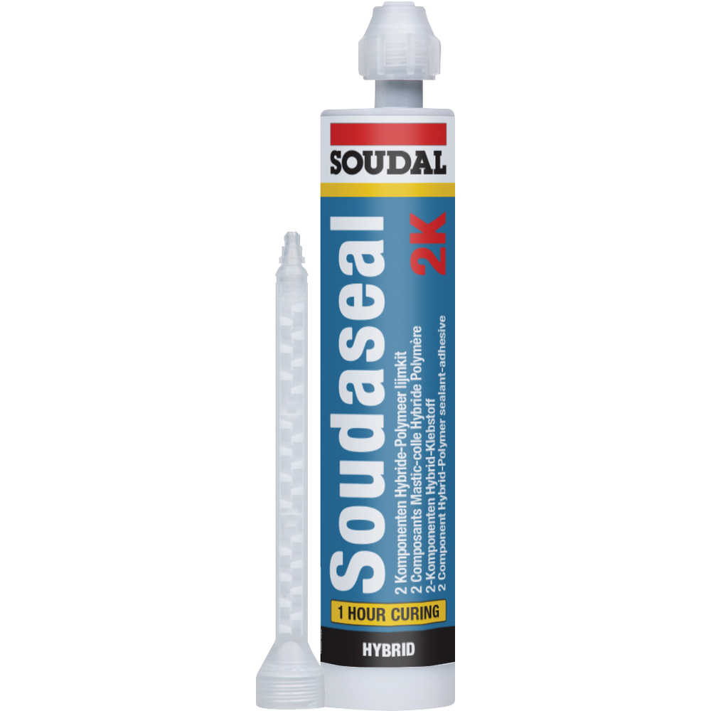 6 cartouches 250 ml SOUDASEAL 2k 125 ml blanc + 125 ml gris - SOUDAL - 119245