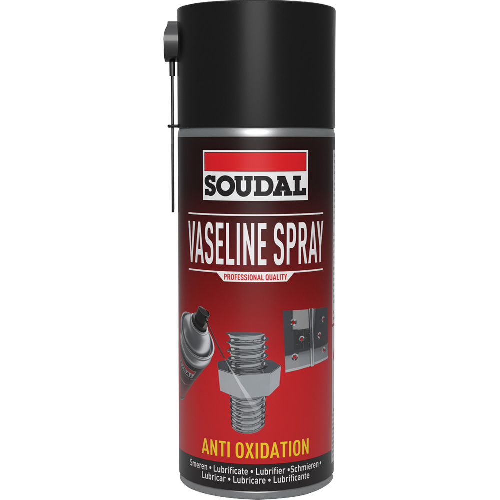 6 aérosols 400ml de vaseline spray - lubrification légère - SOUDAL - 119703