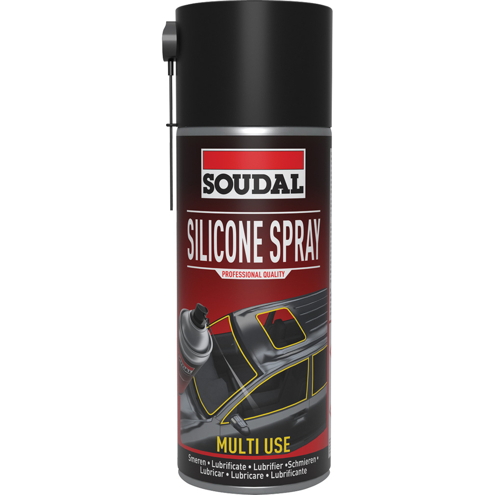 6 aérosols 400ml de silicone spray - lubrification légère - SOUDAL - 119704