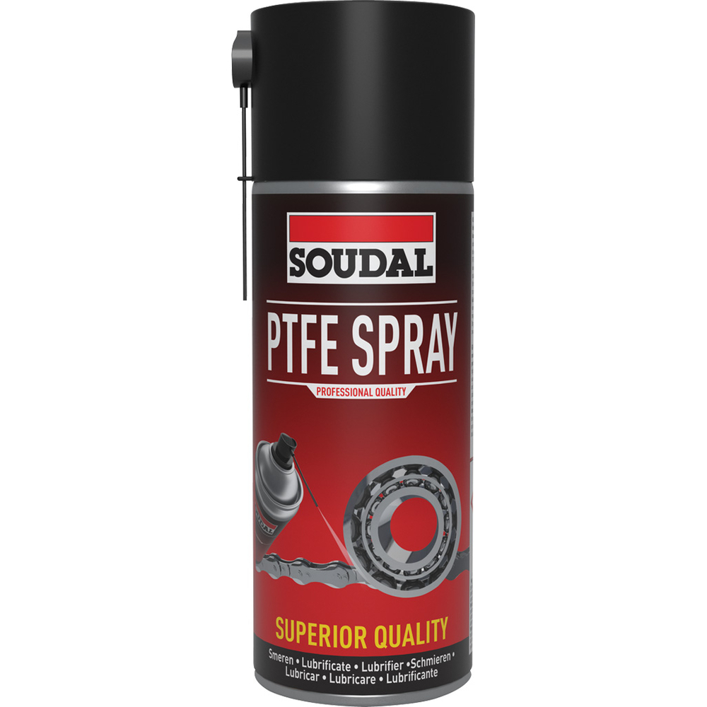6 aérosols 400ml de ptfe spray - lubrification intense - SOUDAL - 119705