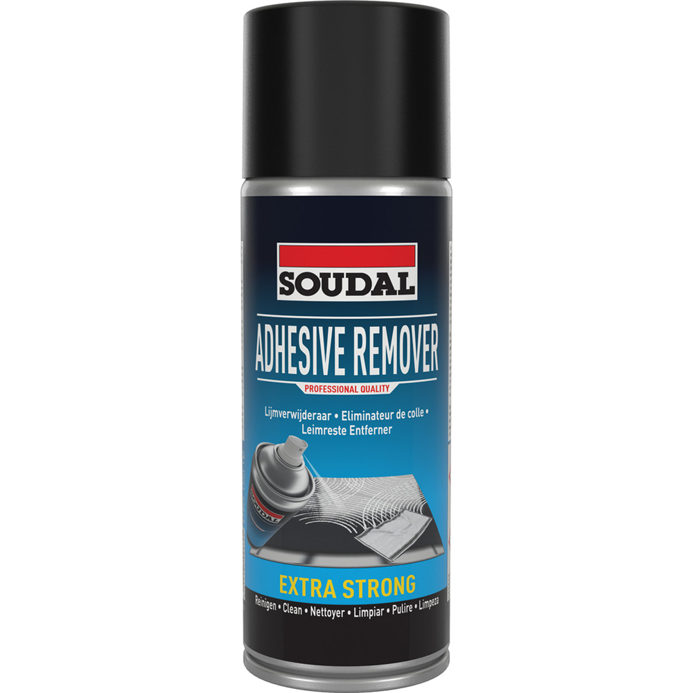 6 aérosols 400ml de adhesive remover - eliminateur de colles - SOUDAL - 119710