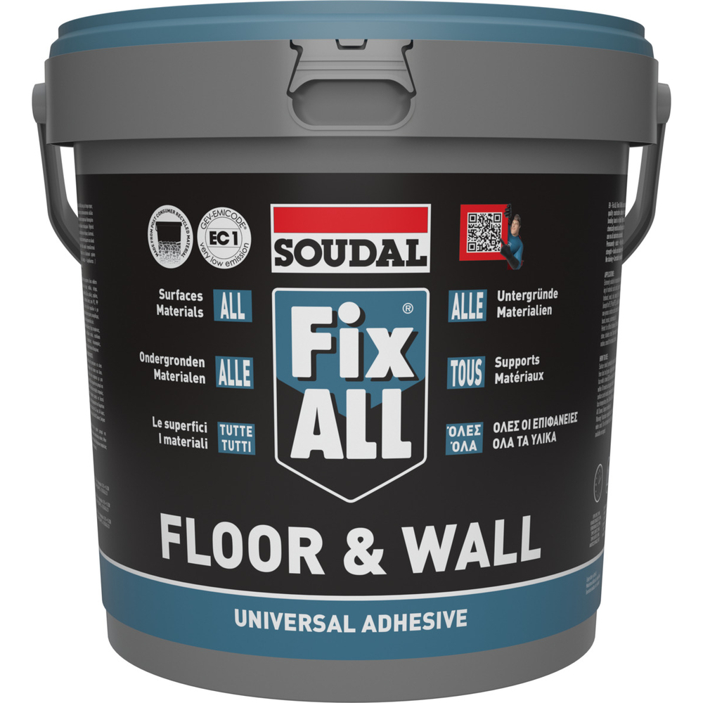 Seau 4 kg fix all floor & wall blanc - SOUDAL - 120137