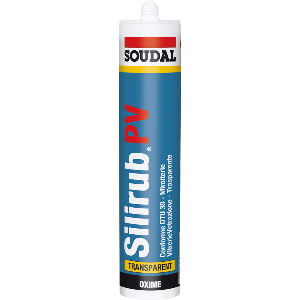 24 cartouches 300 ml SILIRUB pv transparent - SOUDAL - 120654