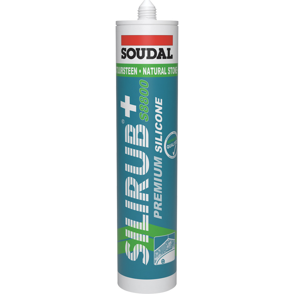 15 cartouches 300 ml SILIRUB + S 8800 noir - SOUDAL - 120996
