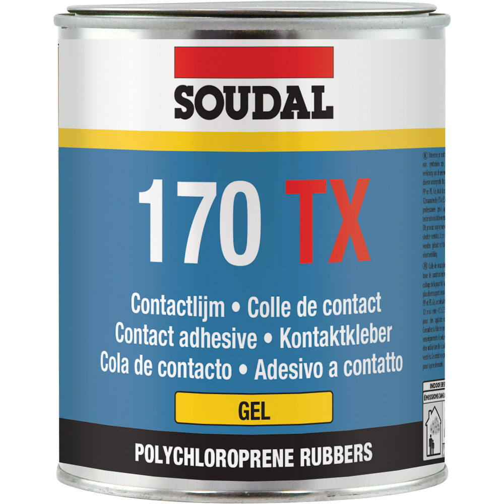 6 pots 750 ml colle néoprène gel 170 tx - SOUDAL - 125778