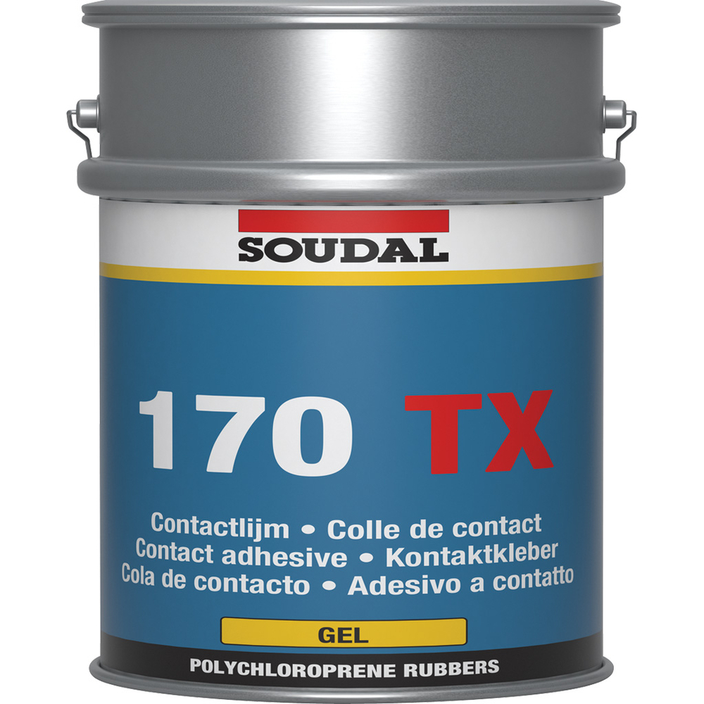 2 seaux 5L colle néoprène gel 170 tx - SOUDAL - 125779