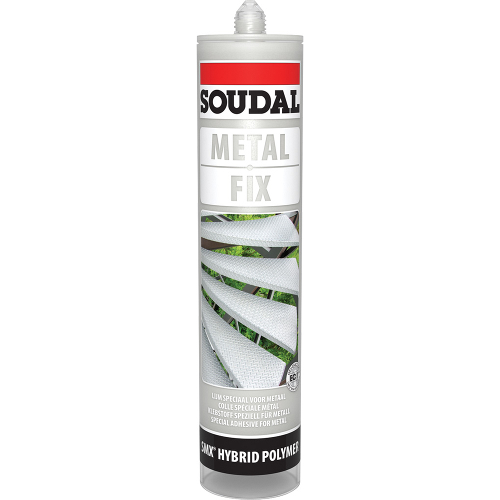 6 cartouches 290 ml metal fix gris alu - SOUDAL - 132436