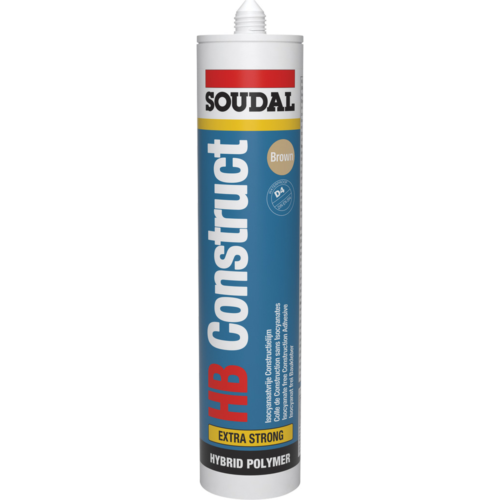 15 cartouches 290 ml hb construct marron ral 1001 - SOUDAL - 135782
