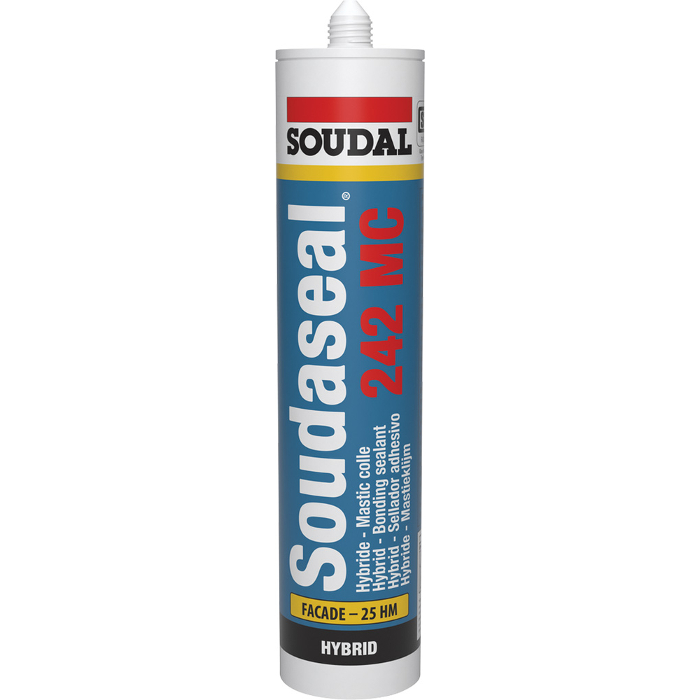 12 cartouches 290 ml SOUDASEAL 242 mc snjf noir - SOUDAL - 137356