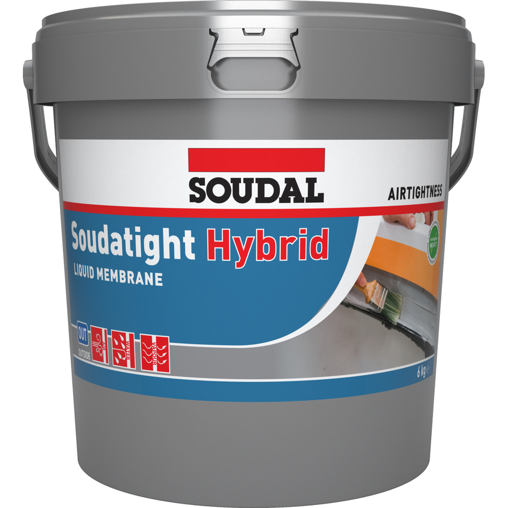 Seau 6 kg SOUDATIGHT hybrid sache gris - SOUDAL - 145786