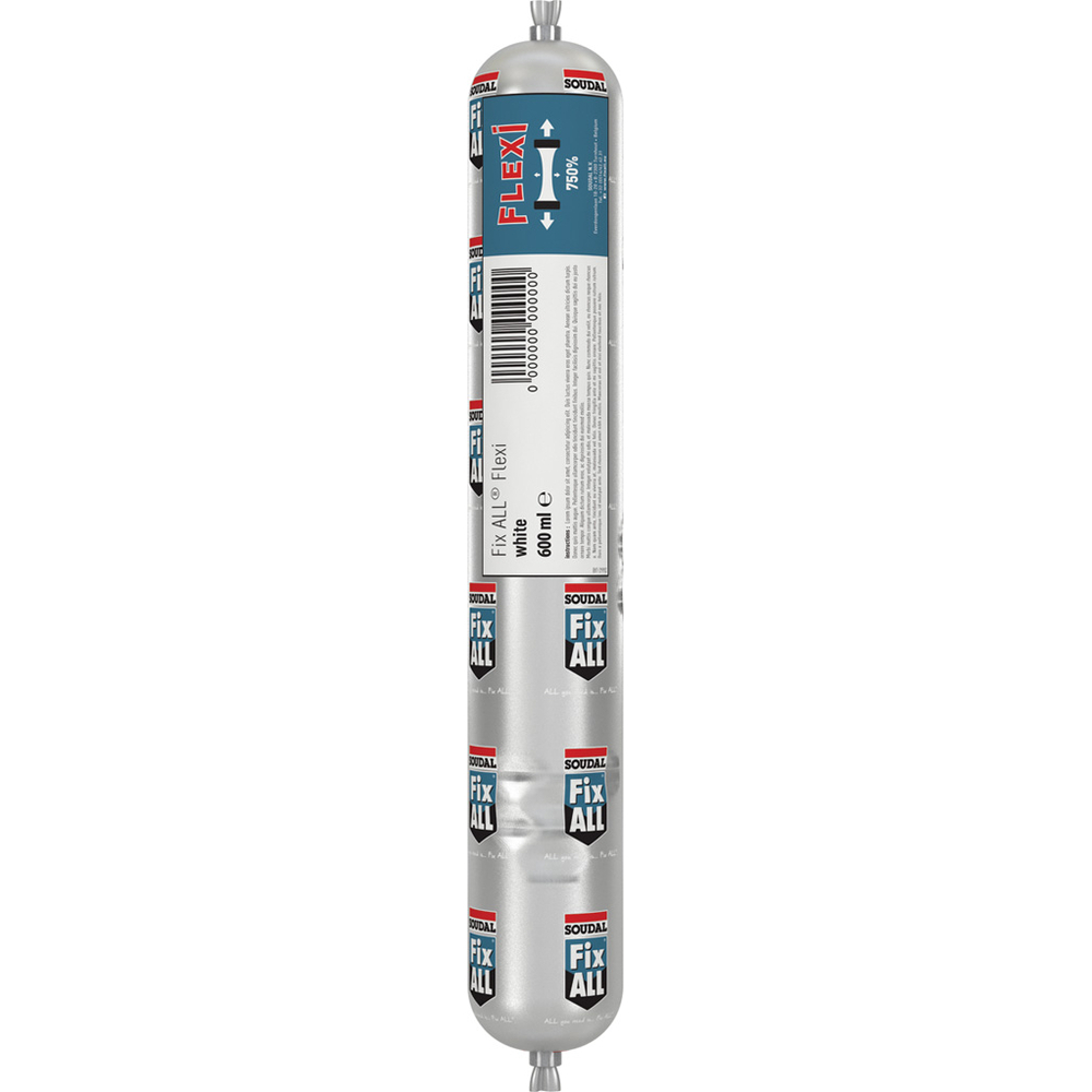 12 poches 600 ml fix all flexi blanc - SOUDAL - 146188