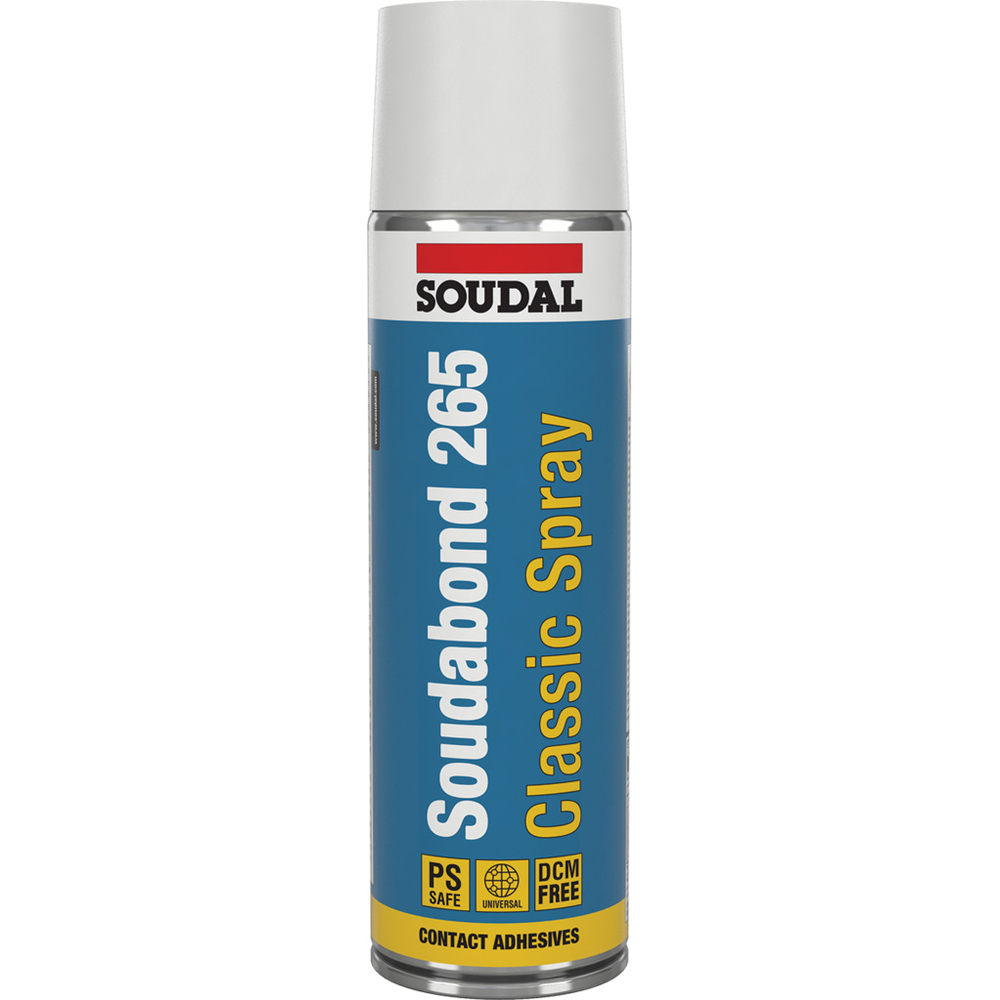12 aérosols 500ml de SOUDABOND 265 classic spray 265 cs - SOUDAL - 146309