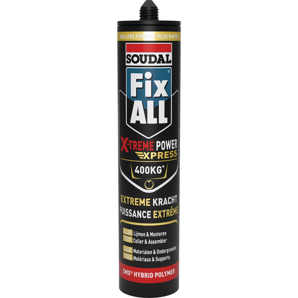 12 cartouches 280 ml fix all x-treme power express blanc - SOUDAL - 154347