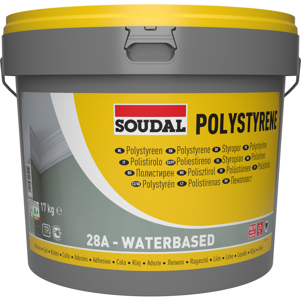 Seau 17 kg colle polystyrène 28a - SOUDAL - 154631