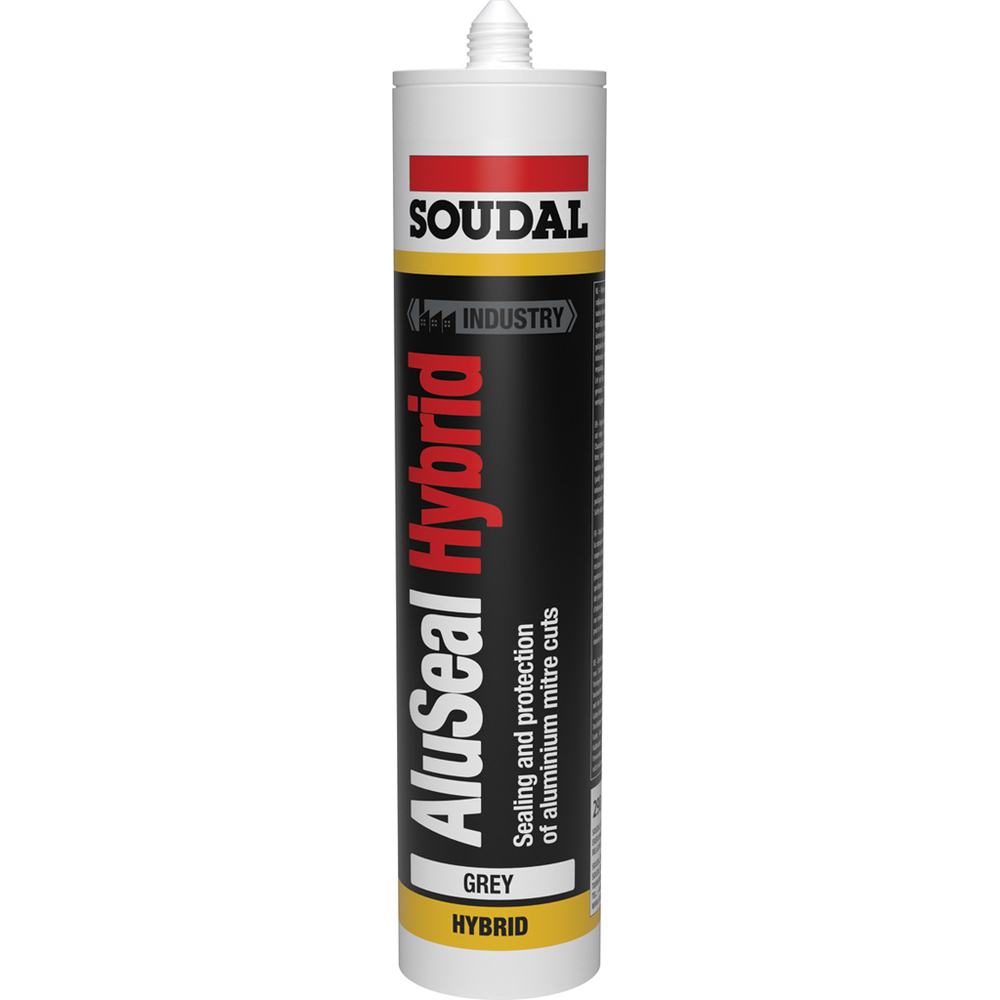 12 cartouches 290 ml aluseal hybrid gris - SOUDAL - 156246