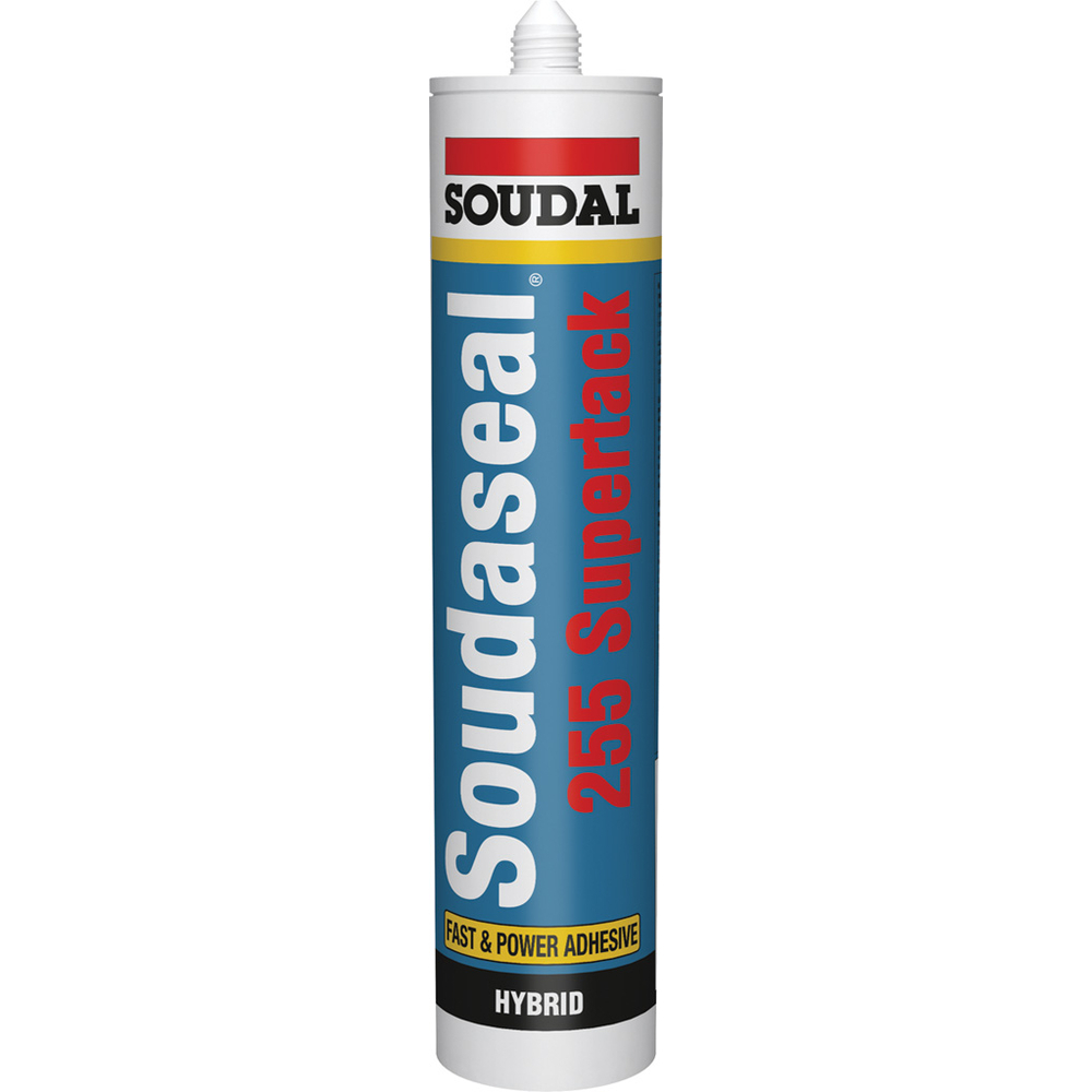 12 cartouches 290 ml SOUDASEAL 255 supertack blanc - SOUDAL - 156670