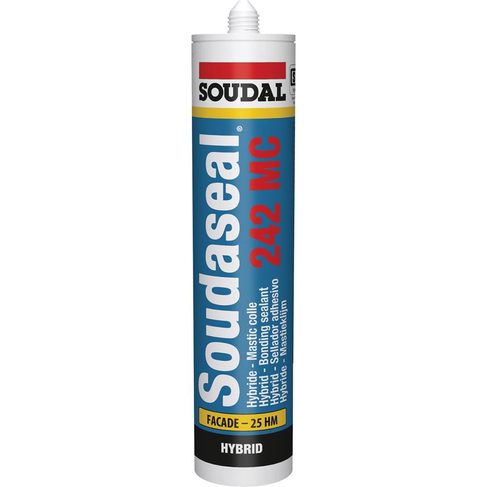 12 cartouches 290 ml SOUDASEAL 242 mc snjf gris anthracite ral 7016 - SOUDAL - 157442