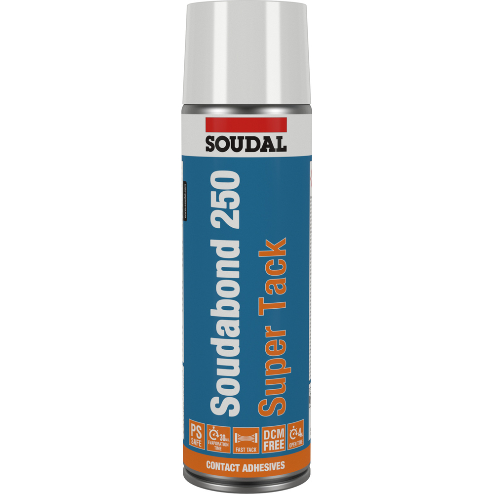 12 aérosols 500ml de SOUDABOND 250 super tack 250 st - SOUDAL - 158187