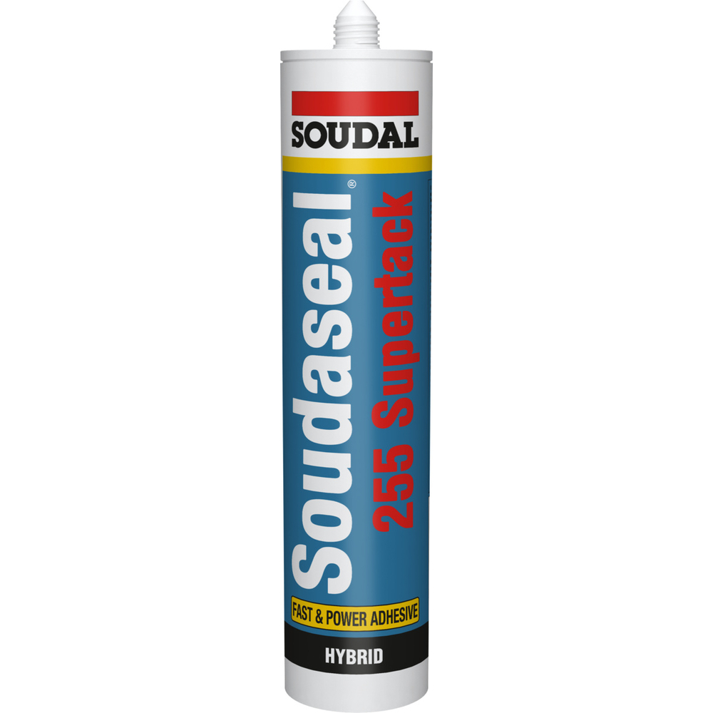 12 cartouches 290 ml SOUDASEAL 255 supertack noir - SOUDAL - 158652