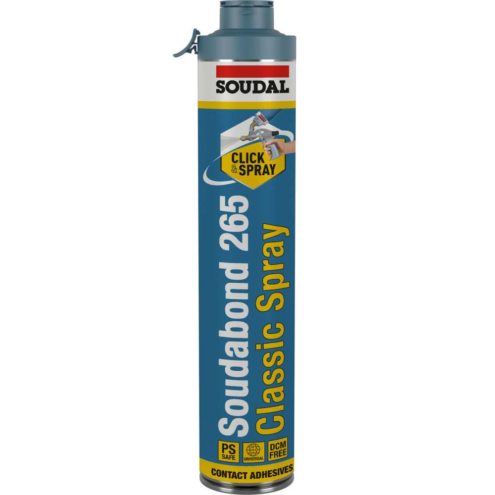 12 aérosols 750ml de SOUDABOND 265 classic spray 265 cs - SOUDAL - 167505