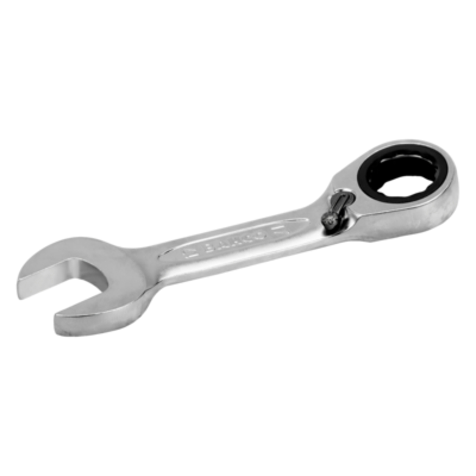 Clé mixte à cliquet série courte 19 mm finition chromée 139 mm BAHCO - 10RM-19