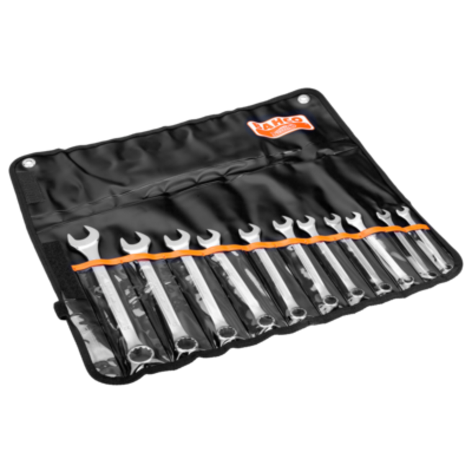Jeu de clés mixtes plates métriques 11 pcs pochette BAHCO - 111M/11T