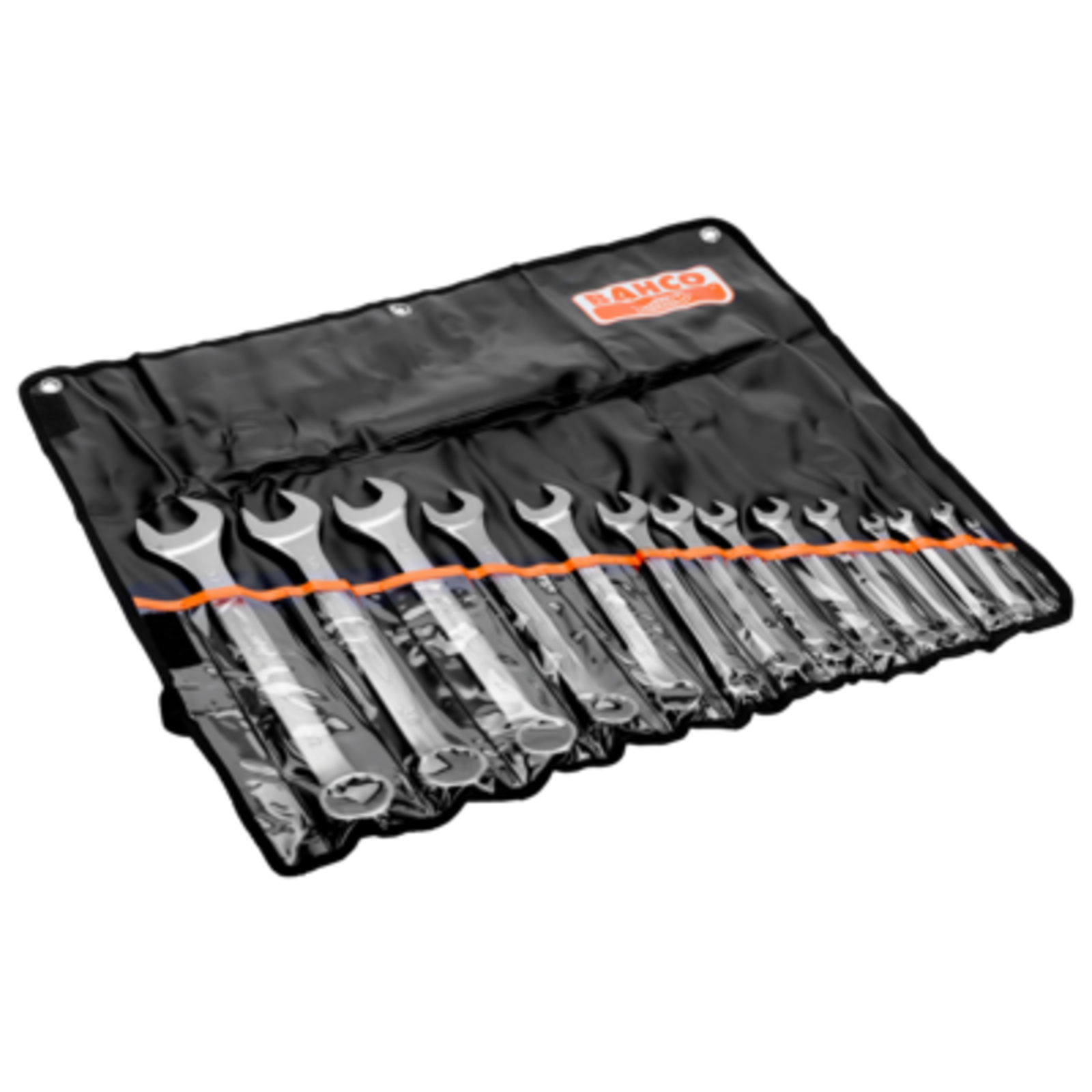 Jeu de clés mixtes plates métriques 14 pièces avec pochette BAHCO - 111M/14T