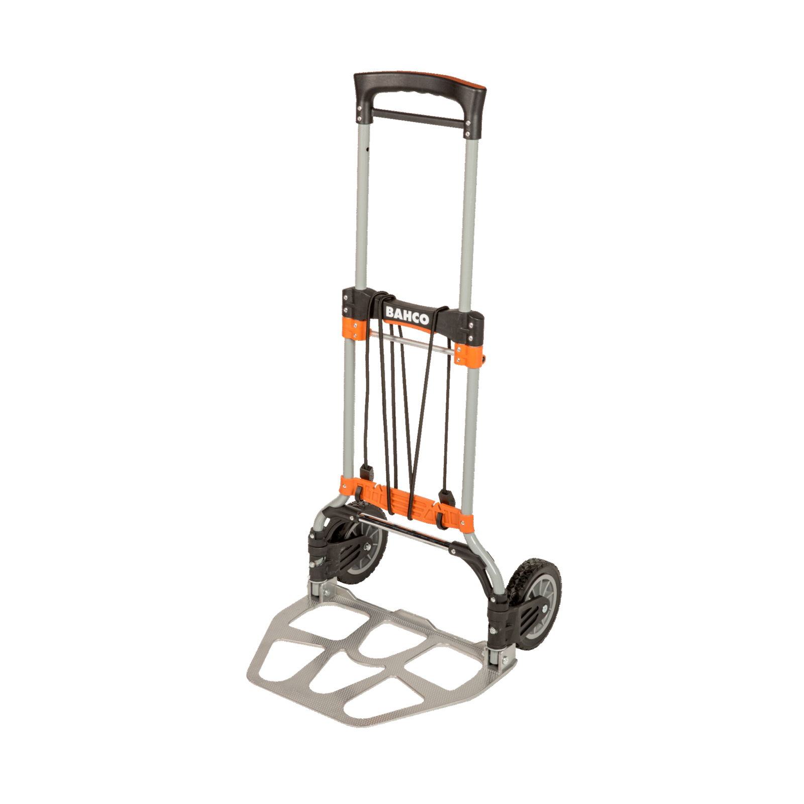 Chariot de transport repliable plateau aluminium 497 x 520 mm 120 kg avec tendeurs BAHCO - 1430FT120