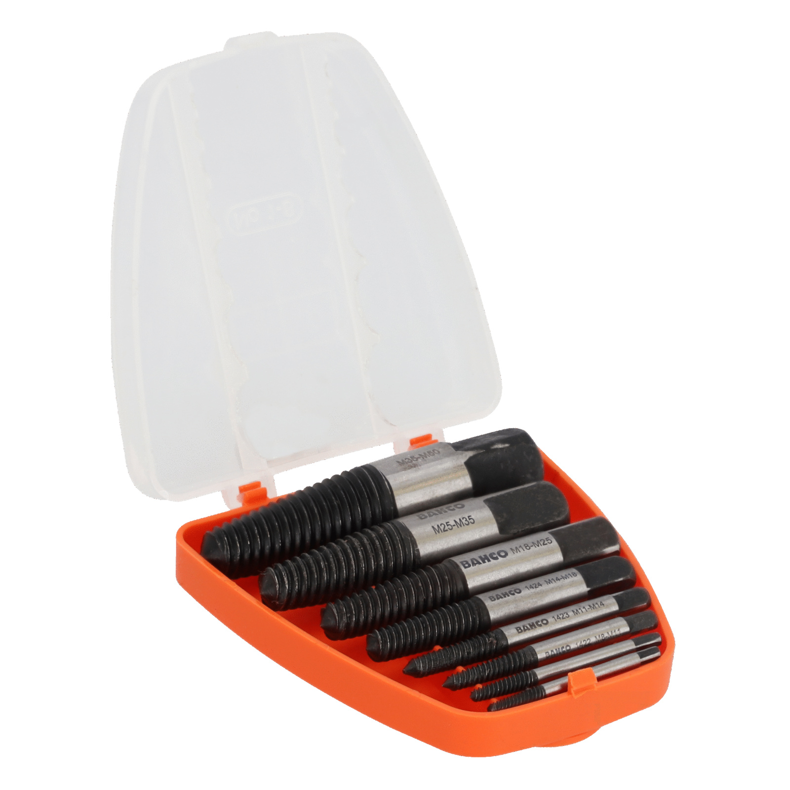 Extracteur de goujons 8 pièces M3-M45 acier allié BAHCO - 1435/8