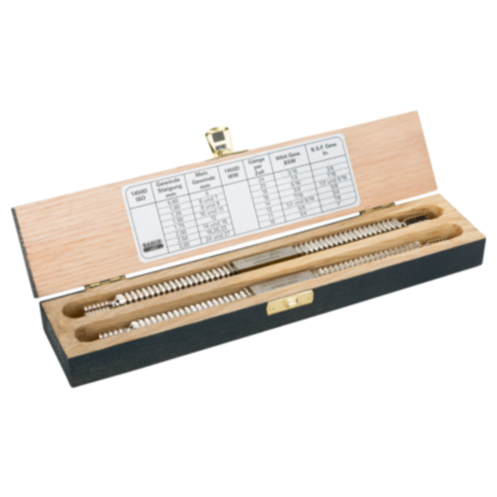 Double jeu de limes restauration filets intérieurs et extérieurs coffret bois BAHCO - 1450D/2