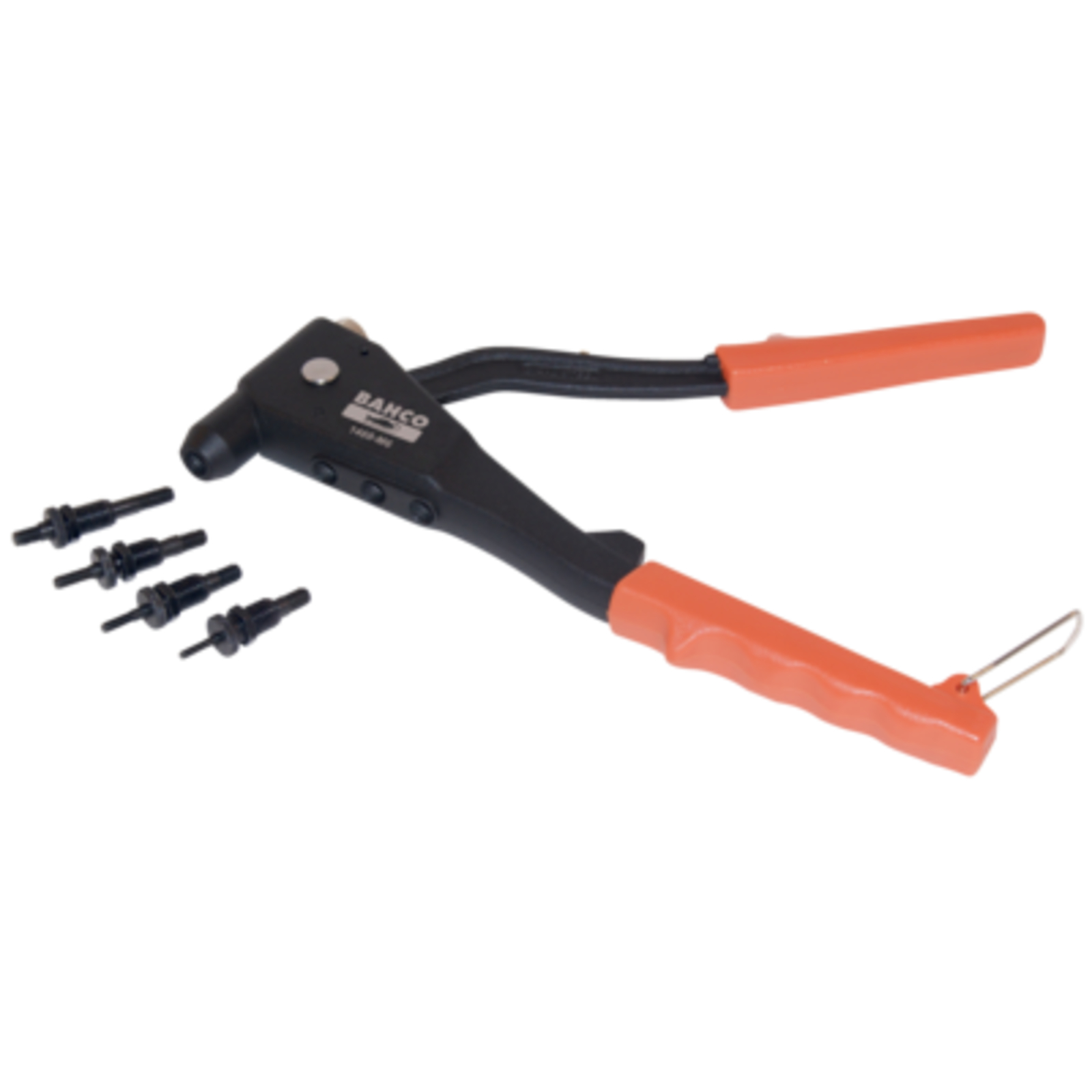 Pince à riveter écrous M3-M6 avec 4 inserts et clé BAHCO - 1468-M6