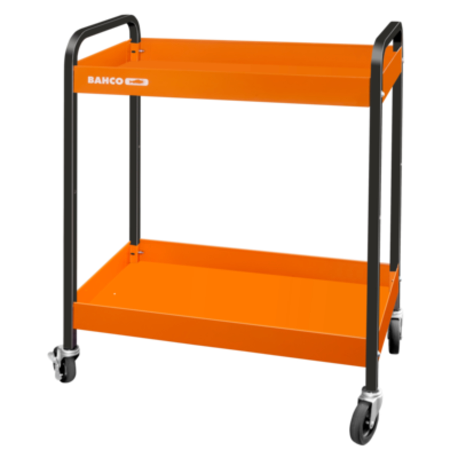 Chariot à 2 plateaux aluminium 1051 x 435 x 764 mm orange BAHCO - 1470KC2