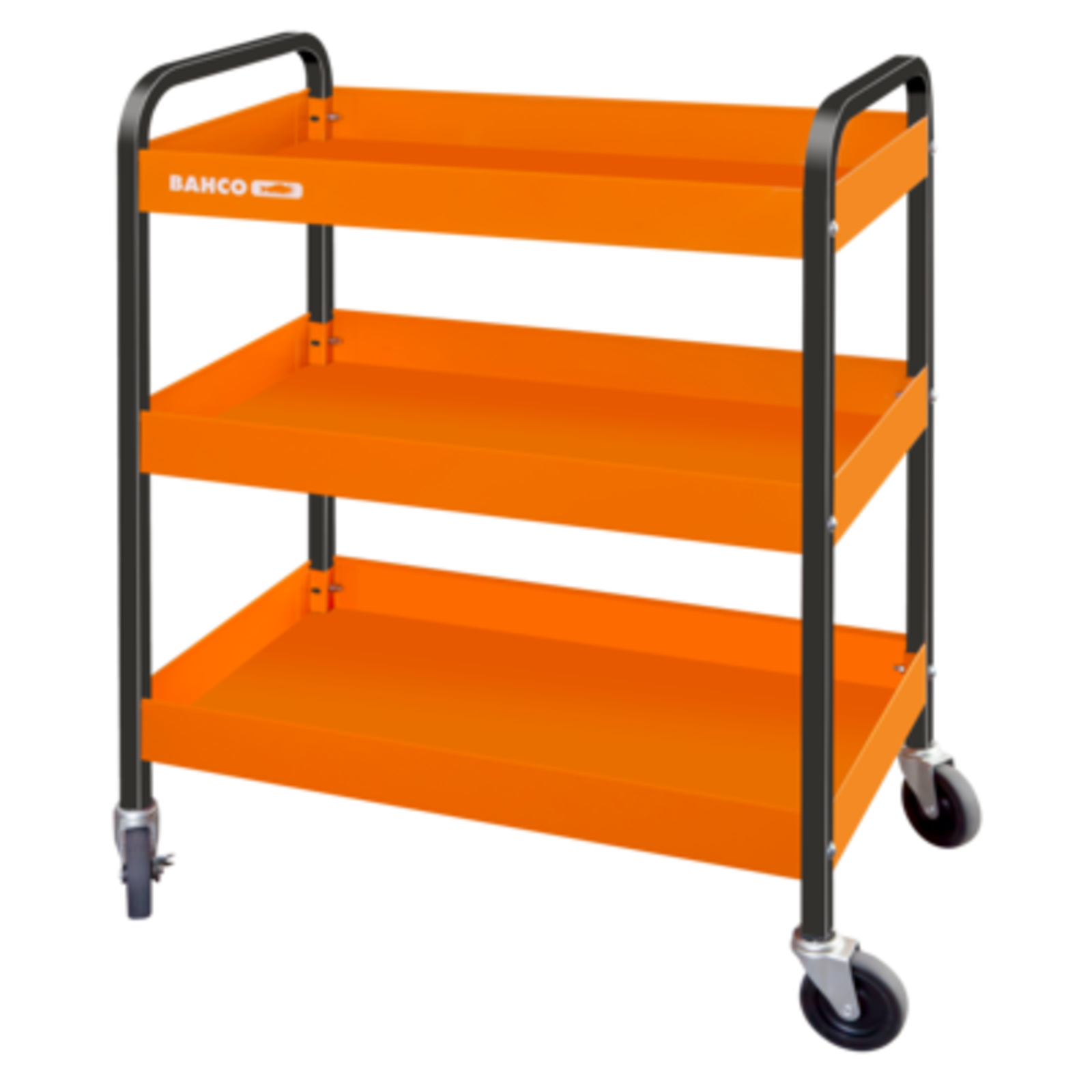 Desserte 3 plateaux acier 1051 x 435 x 764 mm orange BAHCO - 1470KC3A